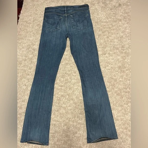 Citizens Of Humanity Women's Dark Blue Flare Jeans - Picture 6 of 9